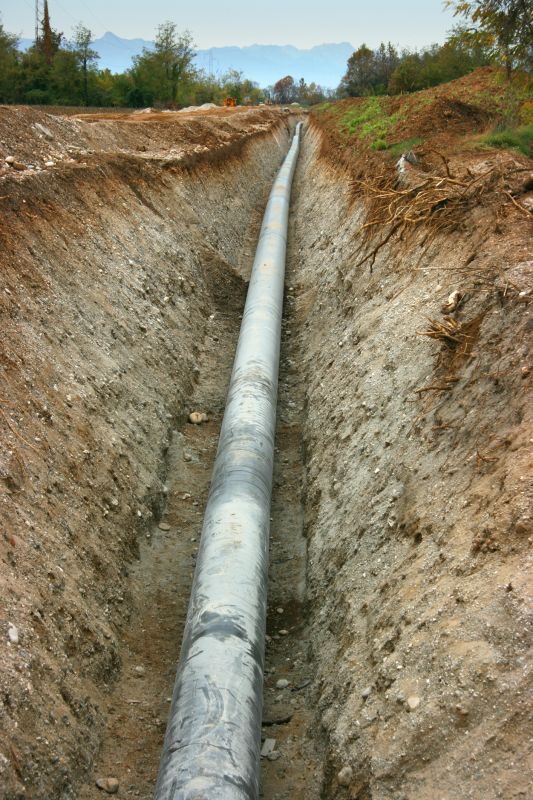 Underground Gas Line